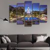 1366 - Nature 5 Panel Canvas Art Wall Decor
