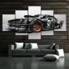 1965 Ford Mustang Ken Car - Automative 5 Panel Canvas Art Wall Decor