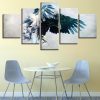 Abstract Eagle - Animal 5 Panel Canvas Art Wall Decor