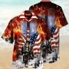 Always Remember Firefighter All Over Printed Hawaiian Shirt