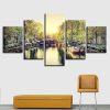 Amesterdam - Nature 5 Panel Canvas Art Wall Decor
