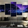 Ancestral Plane Black Panther Inspired - Movie 5 Panel Canvas Art Wall Decor