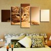 Animal Lovely Cat - Animal 5 Panel Canvas Art Wall Decor