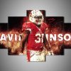 Arizona Cardinals - David Johnson 1 - Sport 5 Panel Canvas Art Wall Decor