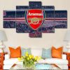 Arsenal F.C. Soccer Football - Sport 5 Panel Canvas Art Wall Decor
