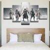 Assassins Creed 4 - Gaming 5 Panel Canvas Art Wall Decor