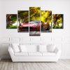 Aston Martin Dbc - Automative 5 Panel Canvas Art Wall Decor