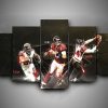Atlanta Falcons - Team #3 - Sport 5 Panel Canvas Art Wall Decor