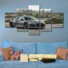 Audi R8 - Automative 5 Panel Canvas Art Wall Decor