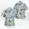 Back To The Future Pattern Hawaiian Shirt