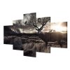 Badlands Deer - Animal 5 Panel Canvas Art Wall Decor