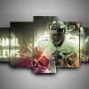 Baltimore Ravens - Jamal Lewis - Sport 5 Panel Canvas Art Wall Decor
