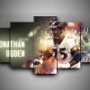 Baltimore Ravens - Jonathan Ogden - Sport 5 Panel Canvas Art Wall Decor