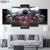 Baltimore Ravens Players Ru5 Panel Canvas Art Wall Decor - Sport 5 Panel Canvas Art Wall Decor