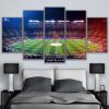 Barcelona Soccer Stadium - Sport 5 Panel Canvas Art Wall Decor