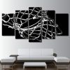 Basketball Net - Sport 5 Panel Canvas Art Wall Decor