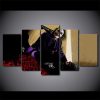 Batman Joker Heath Ledger 2 - Dc 5 Panel Canvas Art Wall Decor
