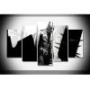Batman N02 - Dc 5 Panel Canvas Art Wall Decor
