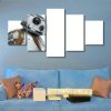 Bb8 - Movie 5 Panel Canvas Art Wall Decor