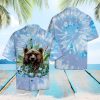 Bear Tie Dye Hawaiian Shirt Summer Button Up