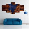 Big Dipper Through The Trees - Nature 5 Panel Canvas Art Wall Decor