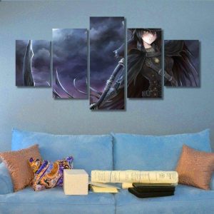 Bloodborne - Gaming 5 Panel Canvas Art Wall Decor