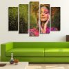 Body - Abstract 5 Panel Canvas Art Wall Decor