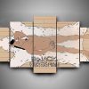 Bojack Horseman 1 - Movie 5 Panel Canvas Art Wall Decor