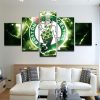 Boston Celtics - Sport 5 Panel Canvas Art Wall Decor
