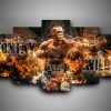 Boxing - Deontay Wilder - Sport 5 Panel Canvas Art Wall Decor