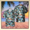 British Army Westland Wah-64 Apache Hawaiian Shirt