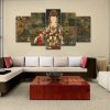 Buddhism Tibetan King - Religion 5 Panel Canvas Art Wall Decor
