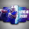 Buffalo Bills - Lesean Mccoy - Sport 5 Panel Canvas Art Wall Decor