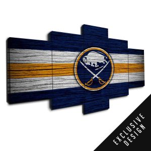 Buffalo Sabres - Sport 5 Panel Canvas Art Wall Decor