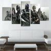 Call Of Duty Characters - Gaming 5 Panel Canvas Art Wall Decor