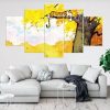 Calvin And Hobbes 1 - Cartoon 5 Panel Canvas Art Wall Decor