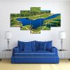Canal Greens - Nature 5 Panel Canvas Art Wall Decor