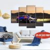 Car Honda Nsx - Automative 5 Panel Canvas Art Wall Decor