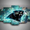 Carolina Panthers 2 - Sport 5 Panel Canvas Art Wall Decor