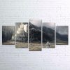 Castle Of Lord Of The Ring - Movie 5 Panel Canvas Art Wall Decor