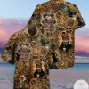 Cat And Machine Vintage Hawaiian Shirt