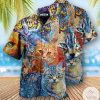 Cat Mosaic Hawaiian Shirt