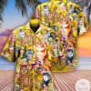 Cats Maracon Flower Hawaiian Shirt