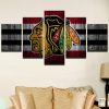 Chicago Blackhawks - Sport 5 Panel Canvas Art Wall Decor