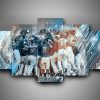 Chicago Cub 5 - Sport 5 Panel Canvas Art Wall Decor