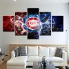 Chicago Cubs - Sport 5 Panel Canvas Art Wall Decor