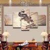 Chicago White Sox Wood Burning - Sport 5 Panel Canvas Art Wall Decor