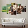 Children With Jesus - Religion 5 Panel Canvas Art Wall Decor