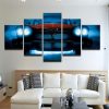 Christine Stephen King Plymouth Fury - Automative 5 Panel Canvas Art Wall Decor