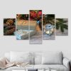 Christmas - Christmas 5 Panel Canvas Art Wall Decor